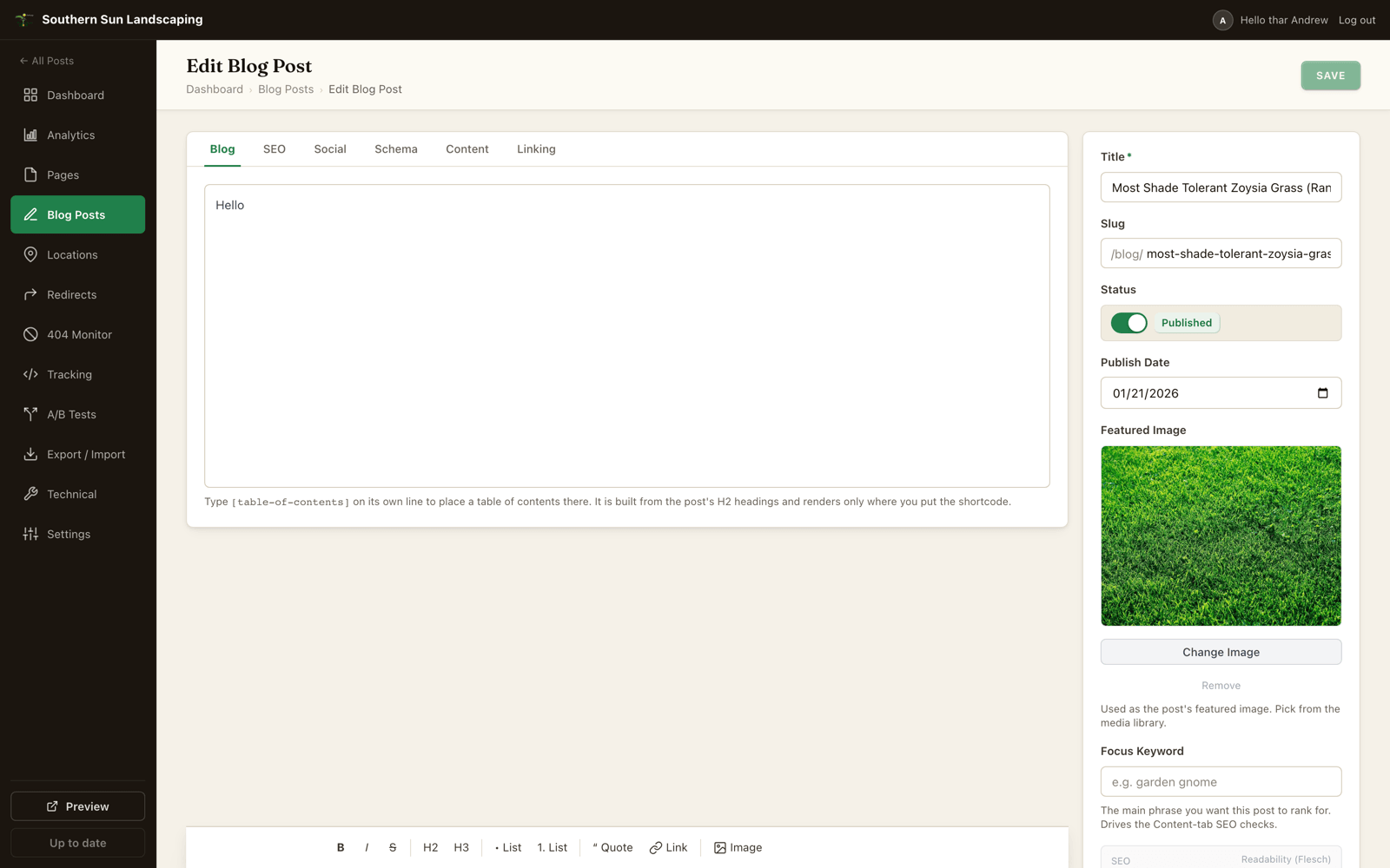 Every client site. in Seedly Sites